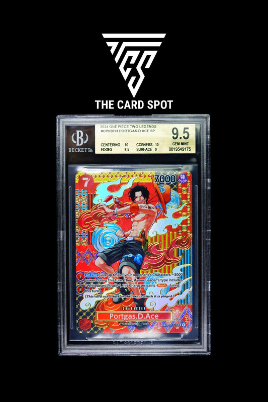 OP02 - 013 Portgas.D.Ace BGS 9.5 - One Piece TCG - THE CARD SPOT PTY LTD.