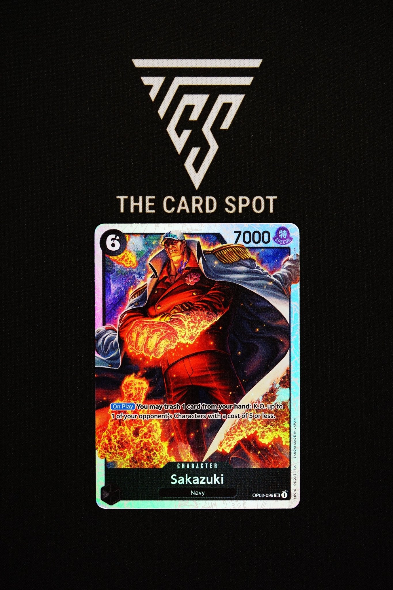 OP02 - 099 Sakazuki SR - One Piece TCG - THE CARD SPOT PTY LTD.