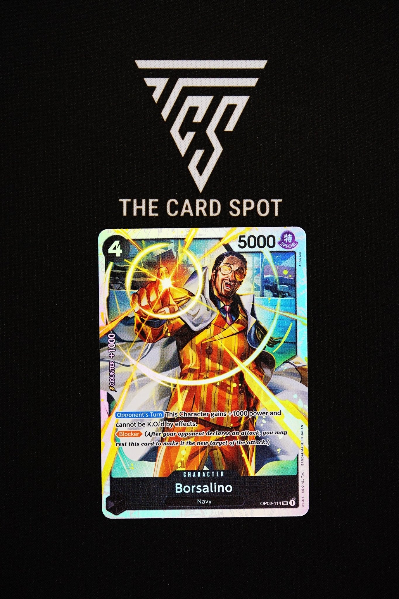 OP02 - 114 Borsalino SR - One Piece TCG - THE CARD SPOT PTY LTD.