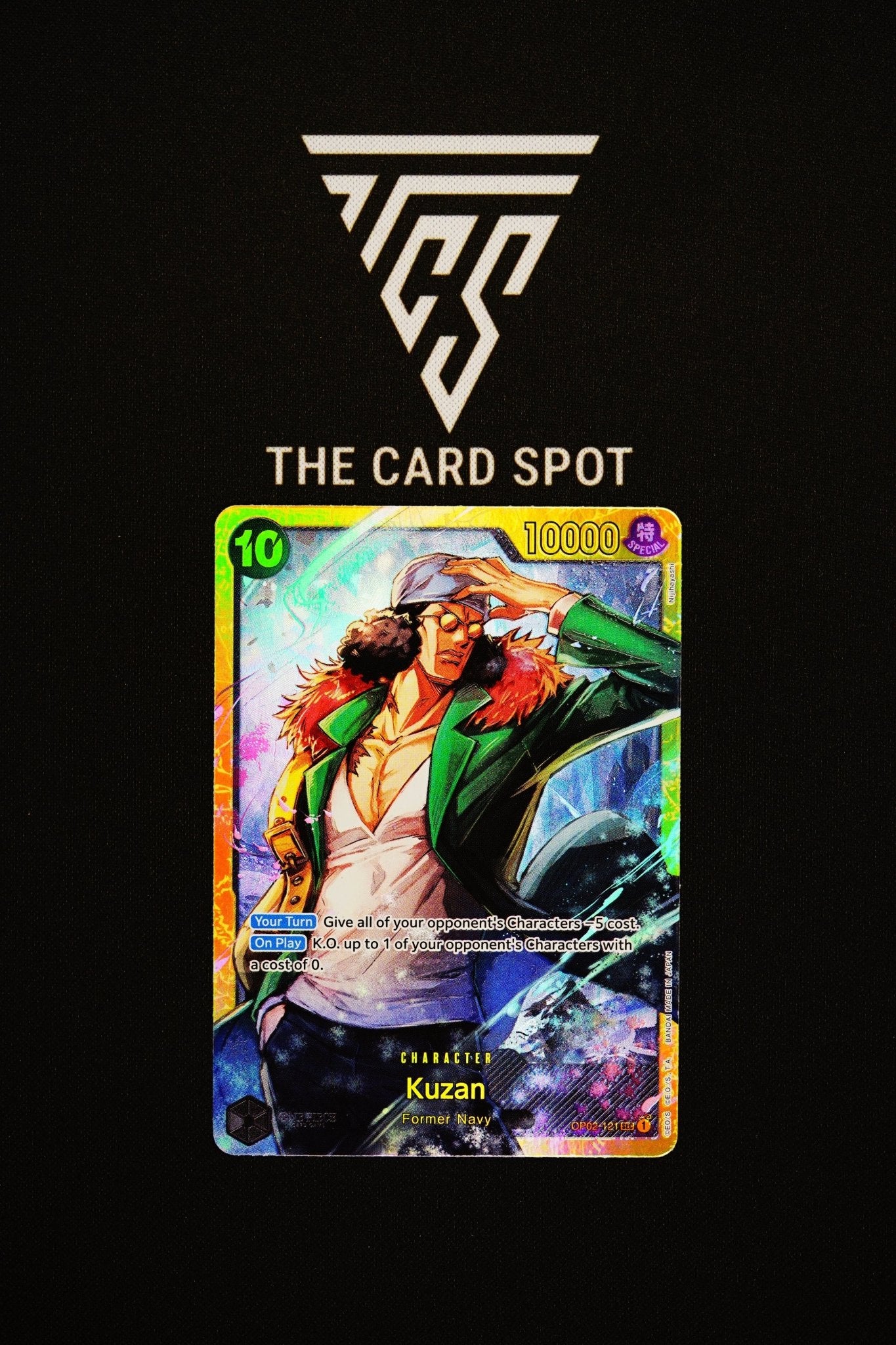 OP02 - 121 Kuzan SEC - One Piece TCG - THE CARD SPOT PTY LTD.