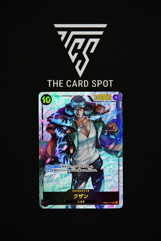 OP02 - 121 Kuzan SEC Parallel - One Piece TCG - THE CARD SPOT PTY LTD.