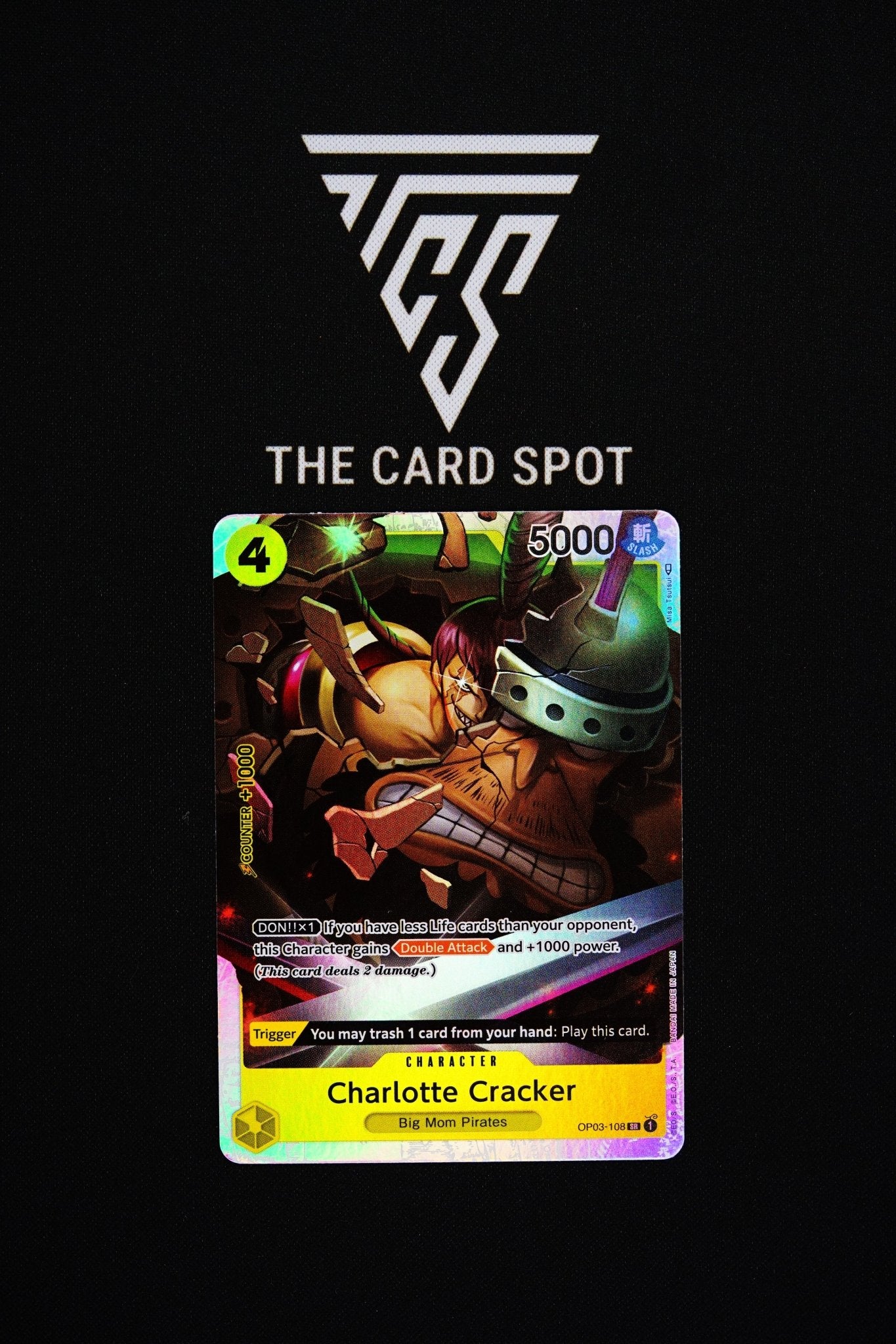 OP03 - 108 Charlotte Cracker SR - One Piece TCG - THE CARD SPOT PTY LTD.