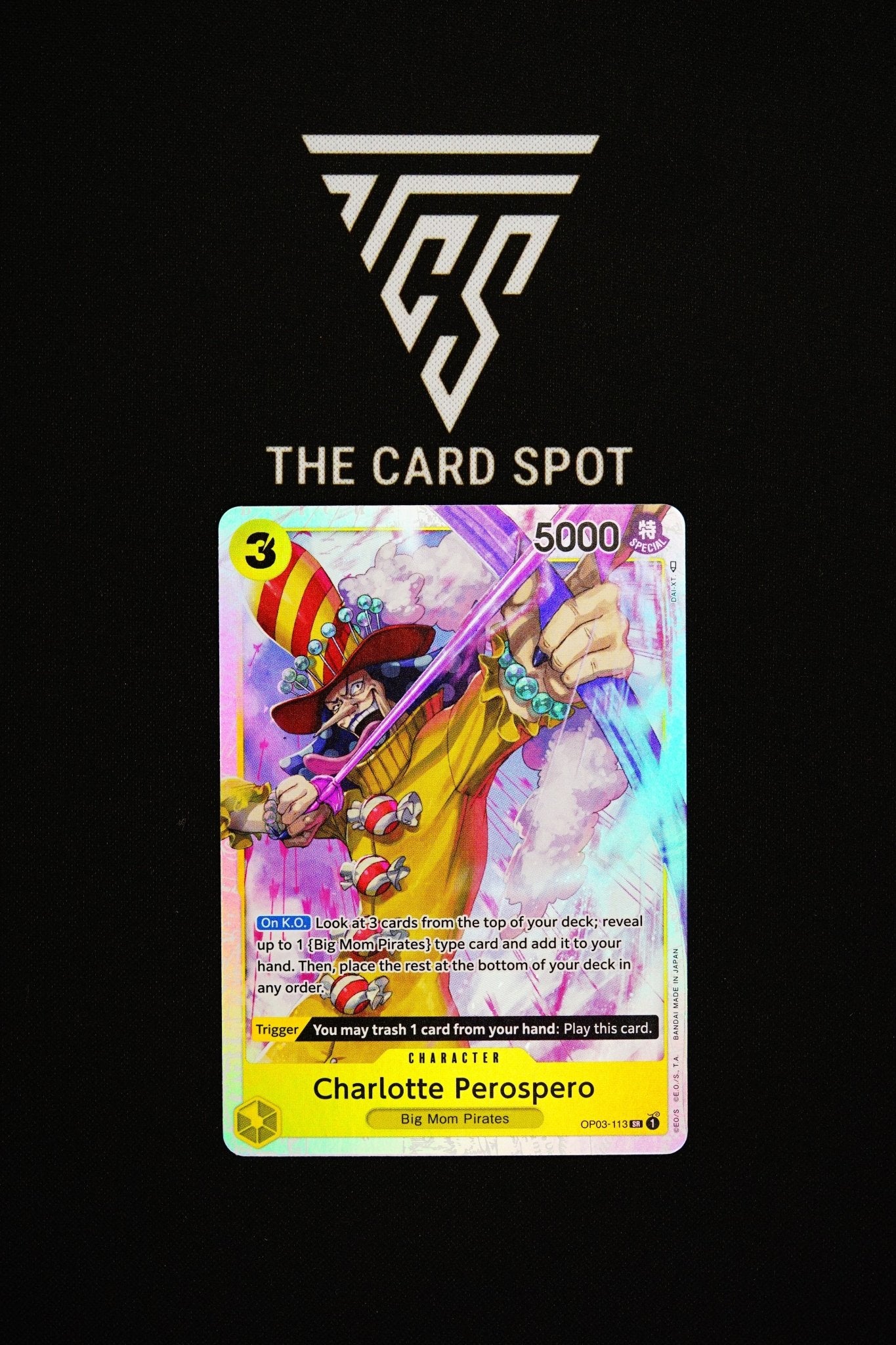 OP03 - 113 Charlotte Perospero SR - One Piece TCG - THE CARD SPOT PTY LTD.