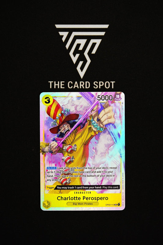 OP03 - 113 Charlotte Perospero SR - One Piece TCG - THE CARD SPOT PTY LTD.