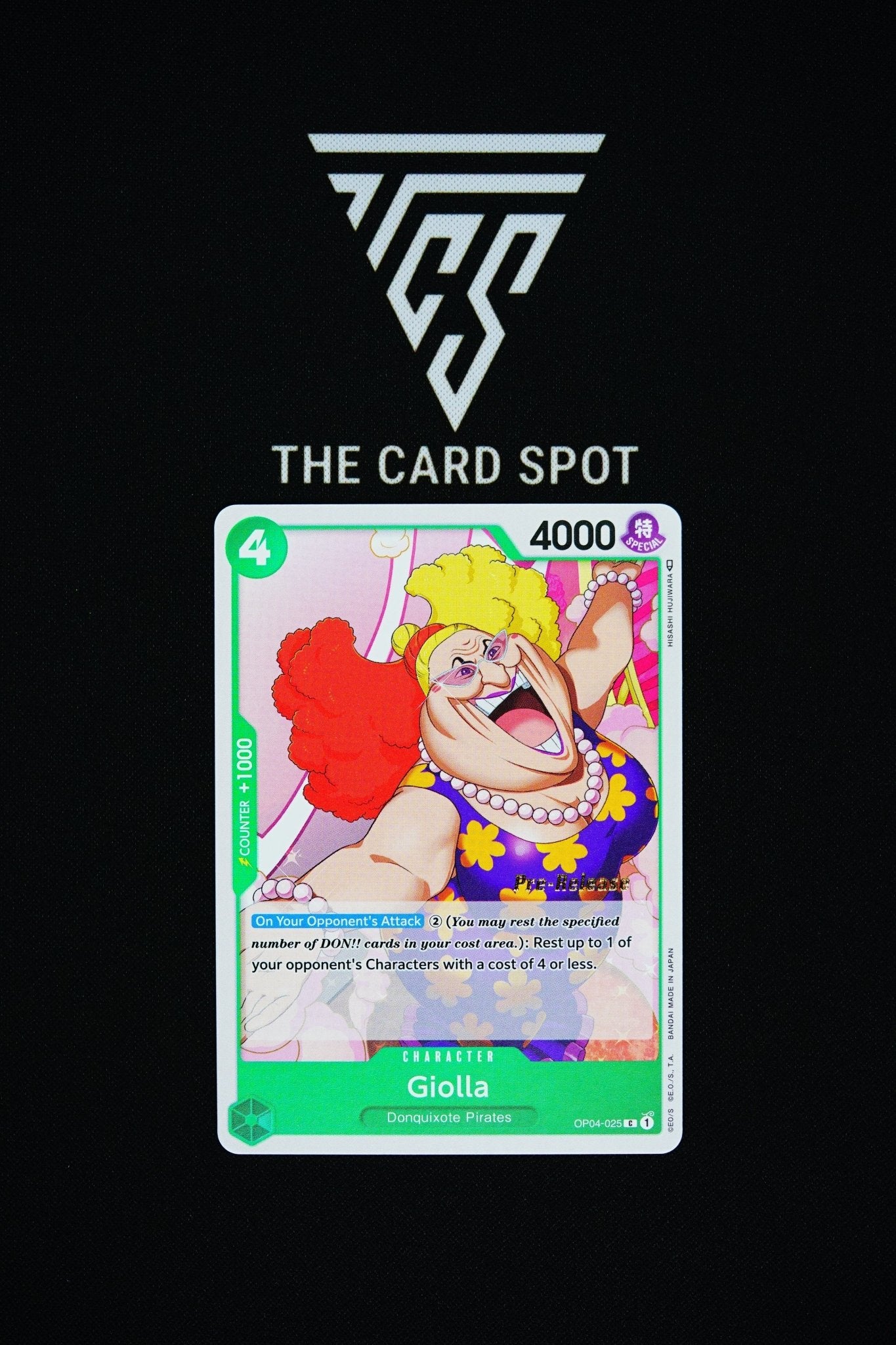OP04 - 025 [Pre - Release] Giolla - One Piece TCG - THE CARD SPOT PTY LTD.