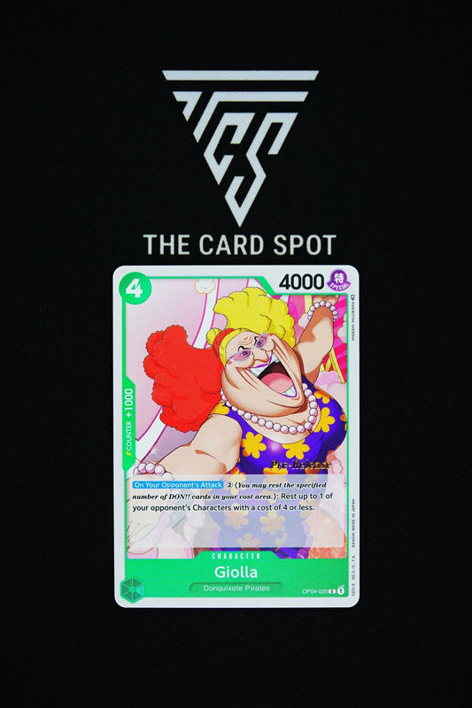 OP04 - 025 [Pre - Release] Giolla - One Piece TCG - THE CARD SPOT PTY LTD.