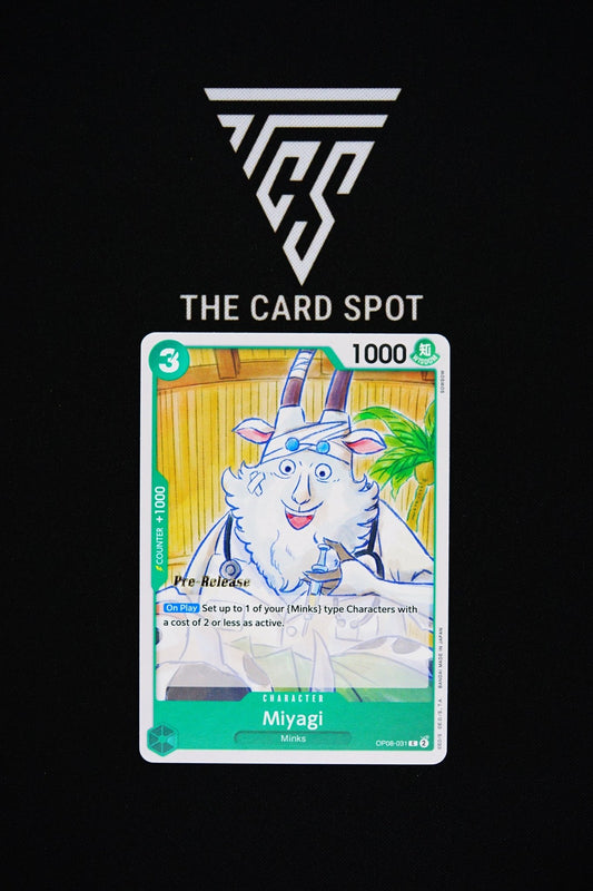 OP04 - 031 [Pre - Release] Miyagi - One Piece TCG - THE CARD SPOT PTY LTD.