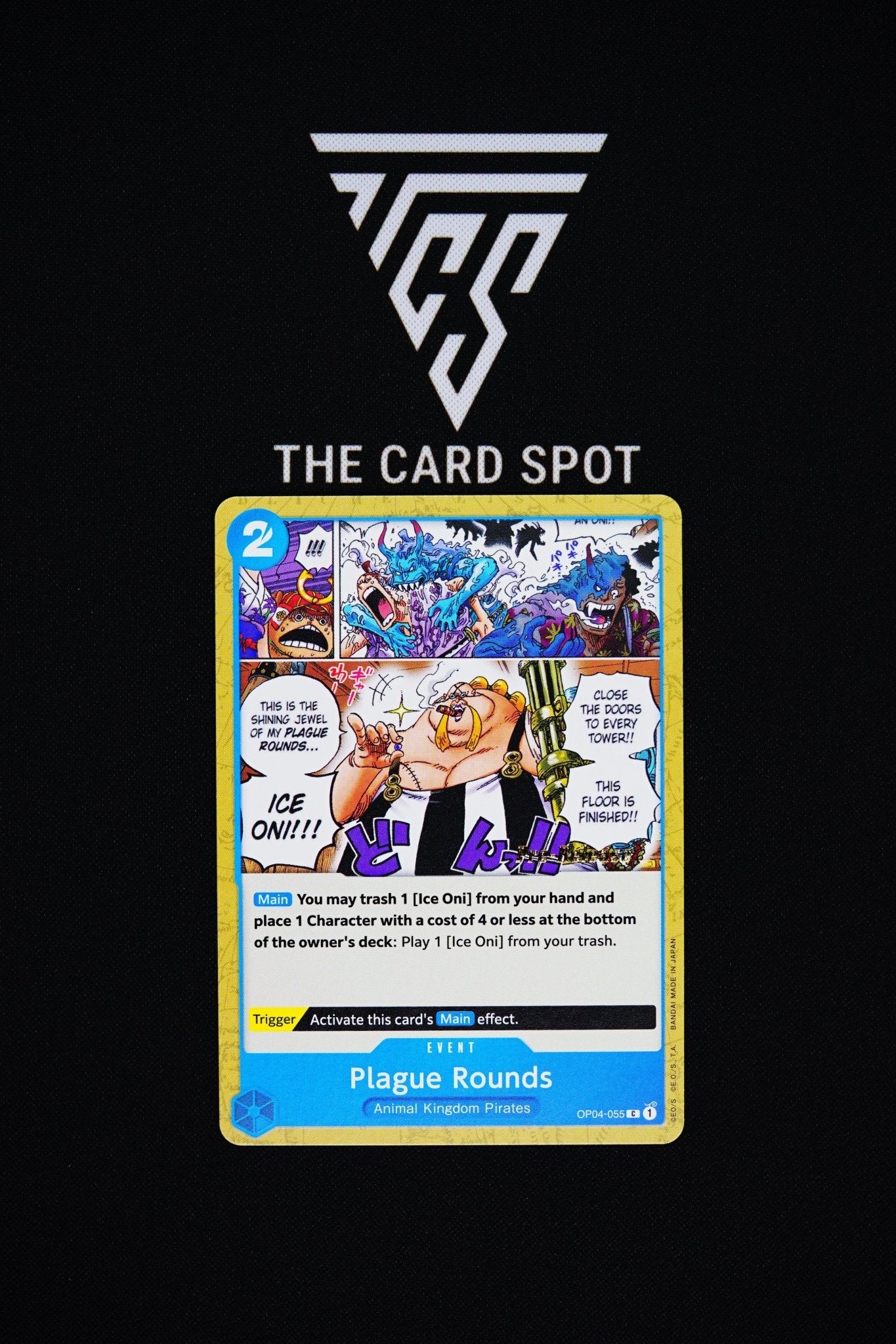 OP04 - 055 [Pre - Release] Plague Rounds - One Piece TCG - THE CARD SPOT PTY LTD.