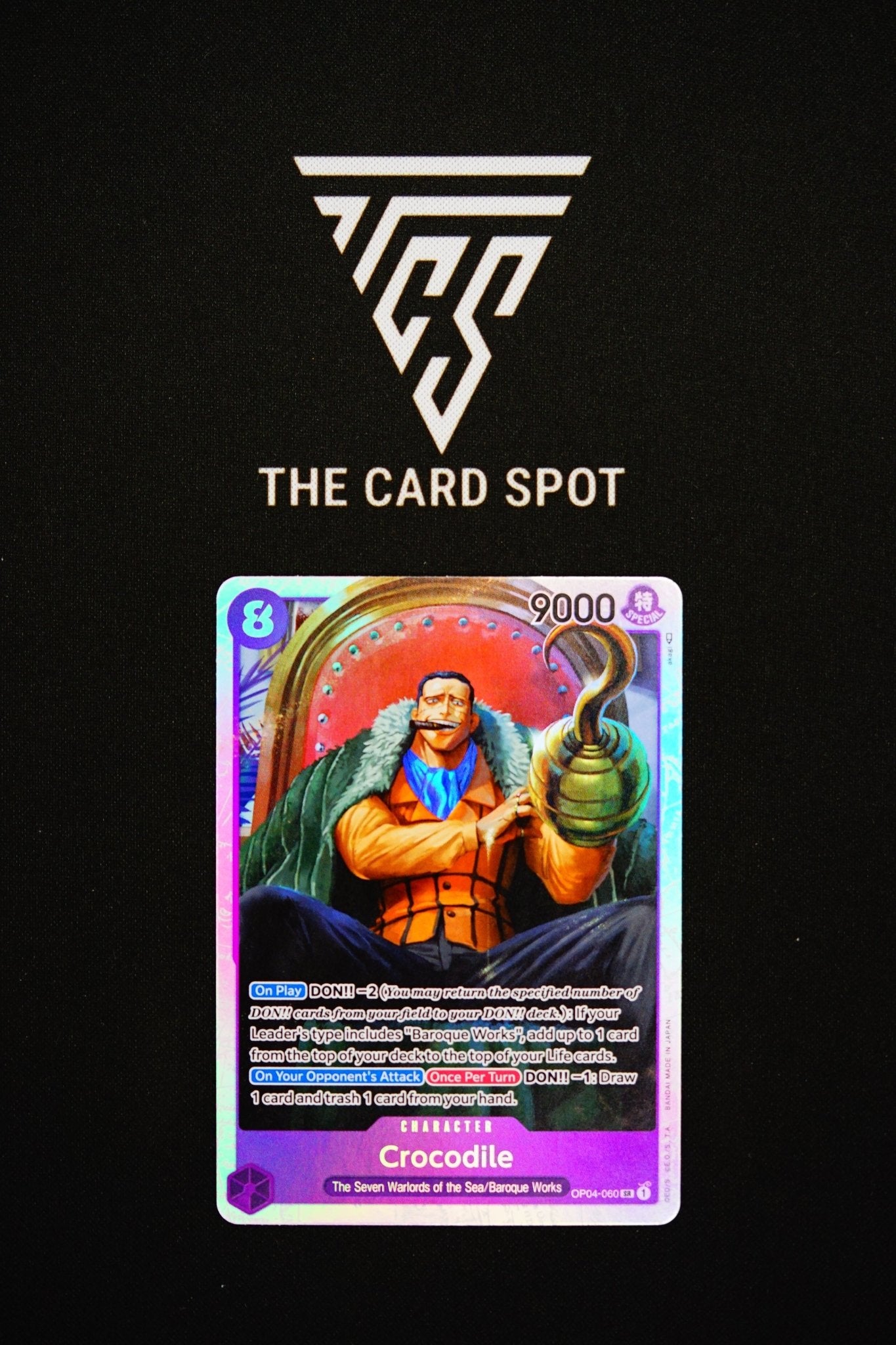 OP04 - 060 Crocodile SR - One Piece TCG - THE CARD SPOT PTY LTD.