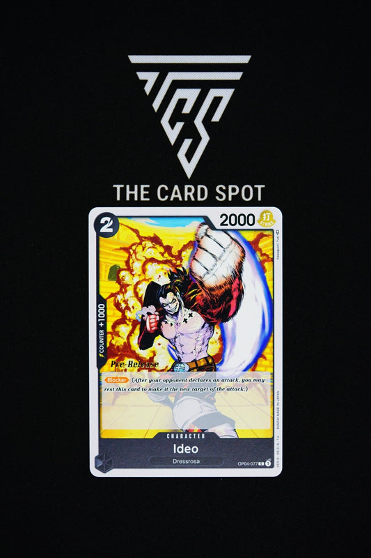 OP04 - 077 [Pre - Release] Ideo - One Piece TCG - THE CARD SPOT PTY LTD.