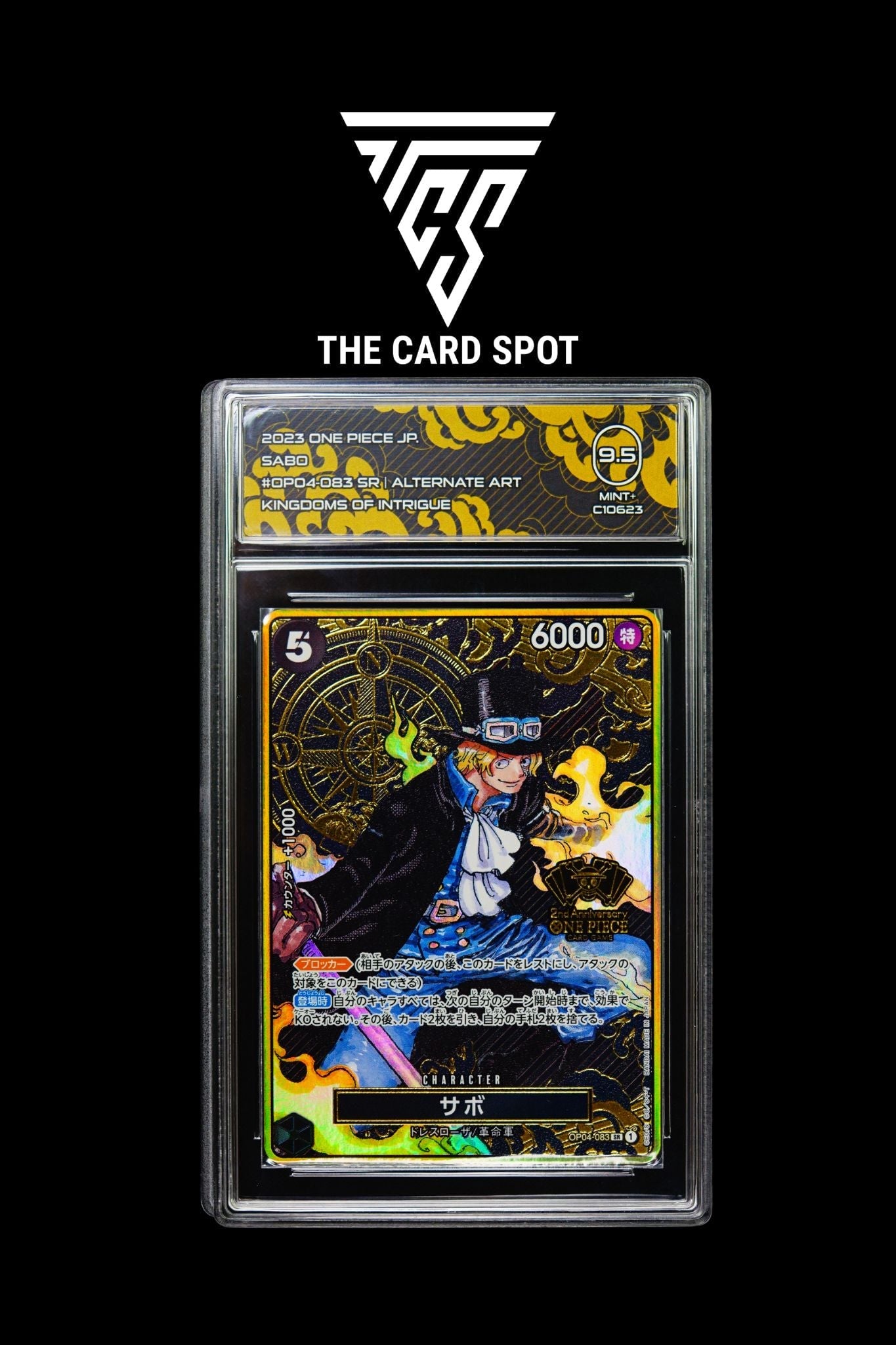 OP04 - 083 Sabo TCG 9.5 - One Piece TCG - THE CARD SPOT PTY LTD.