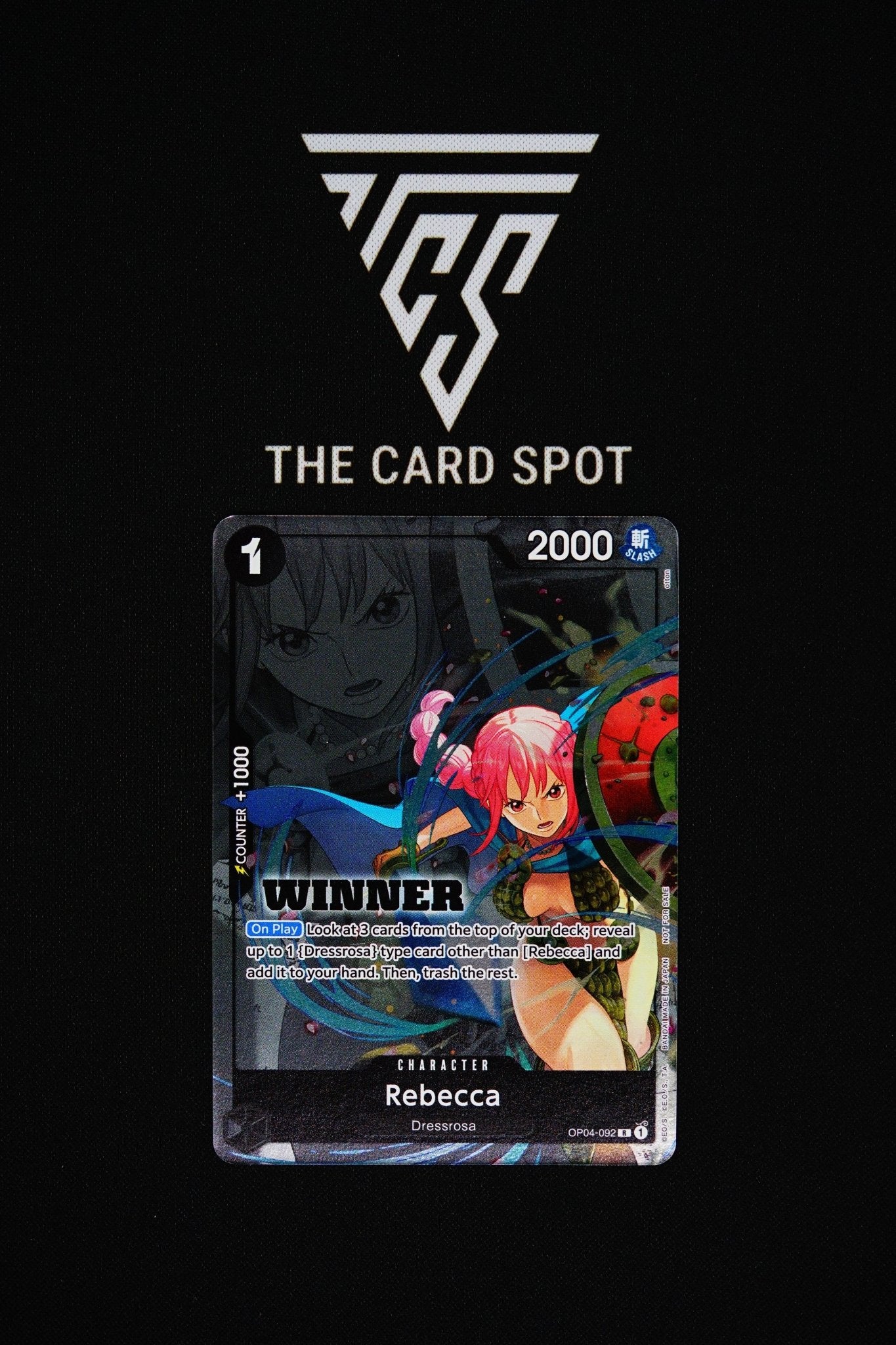 OP04 - 092 [WINNER] Rebecca - One Piece TCG - THE CARD SPOT PTY LTD.