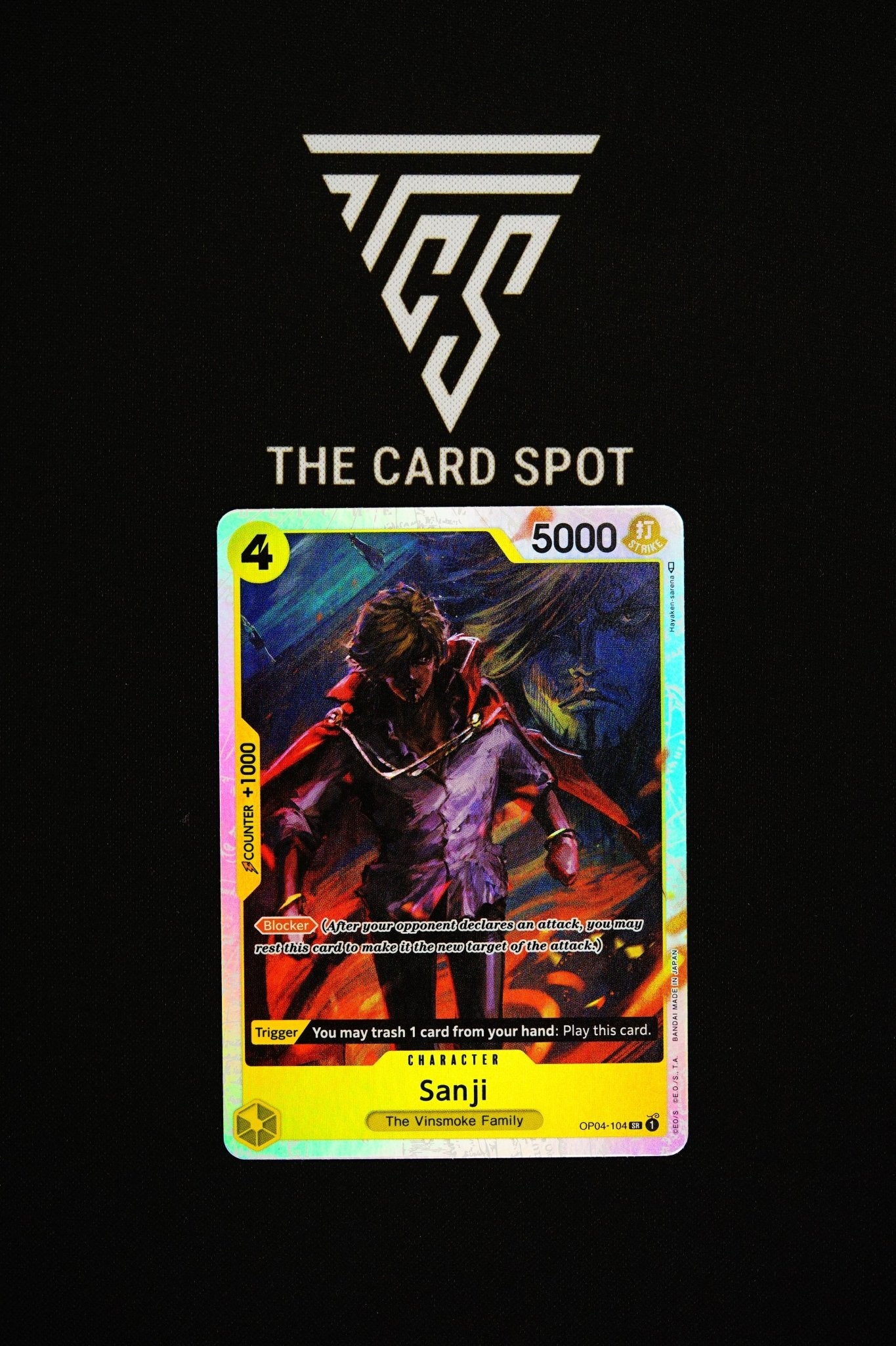 OP04 - 104 Sanji SR - One Piece TCG - THE CARD SPOT PTY LTD.