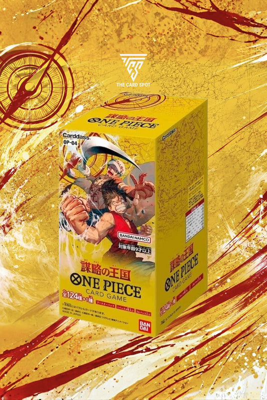 OP04 Kingdoms of Intrigue Booster Box - One Piece TCG - THE CARD SPOT PTY LTD.