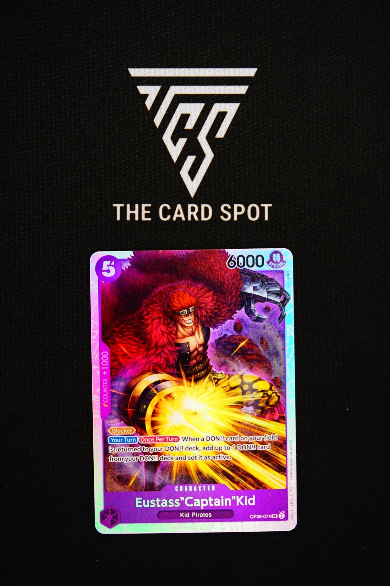 OP05 - 074 Eustass "Captain" Kid SR - One Piece TCG - THE CARD SPOT PTY LTD.