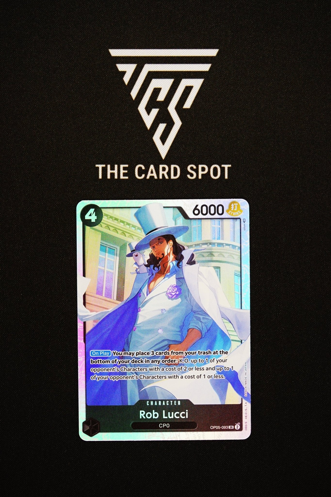 OP05 - 093 Rob Lucci SR - One Piece TCG - THE CARD SPOT PTY LTD.
