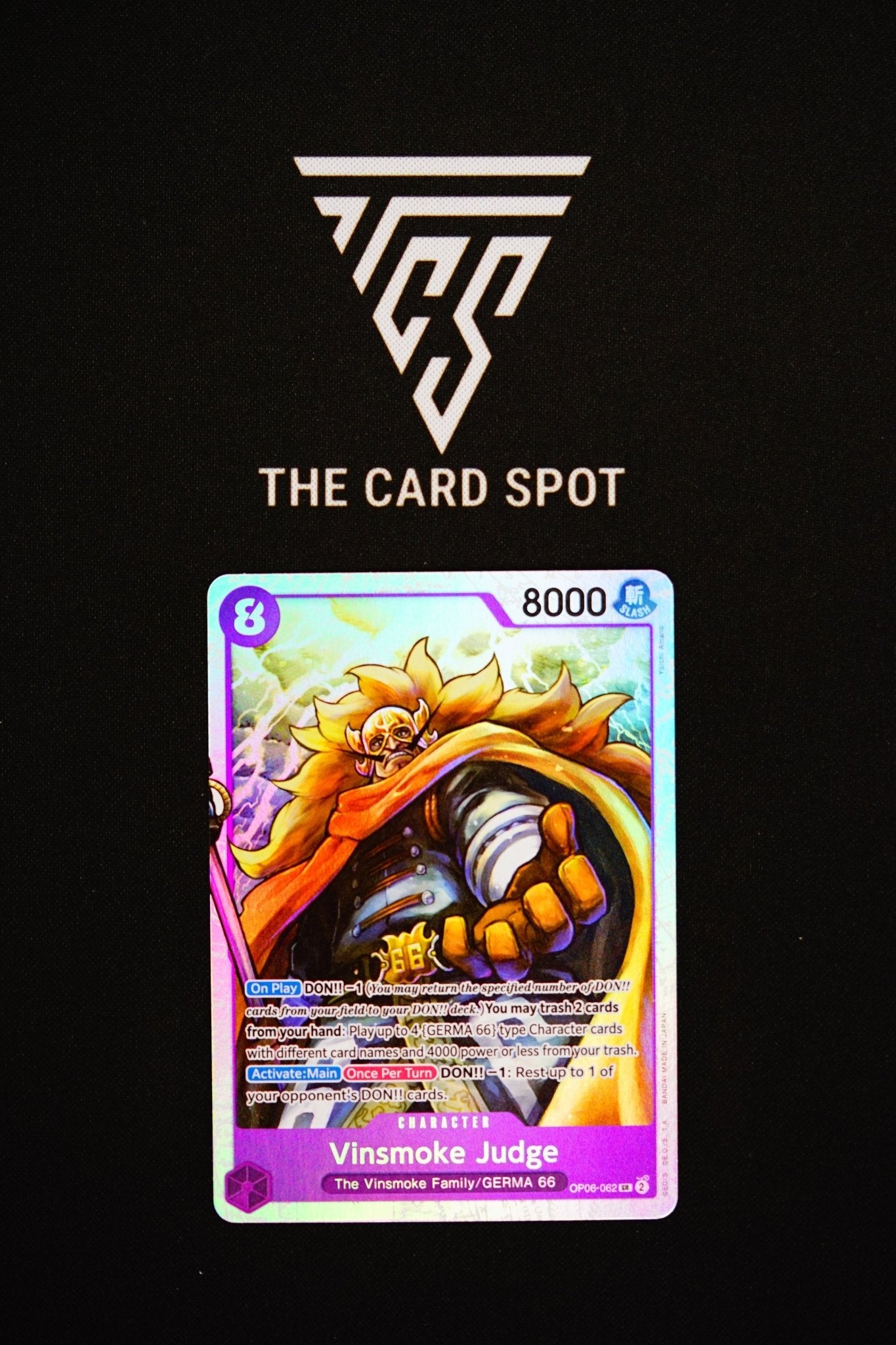 OP06 - 062 Vinsmoke Judge SR - One Piece TC - THE CARD SPOT PTY LTD.
