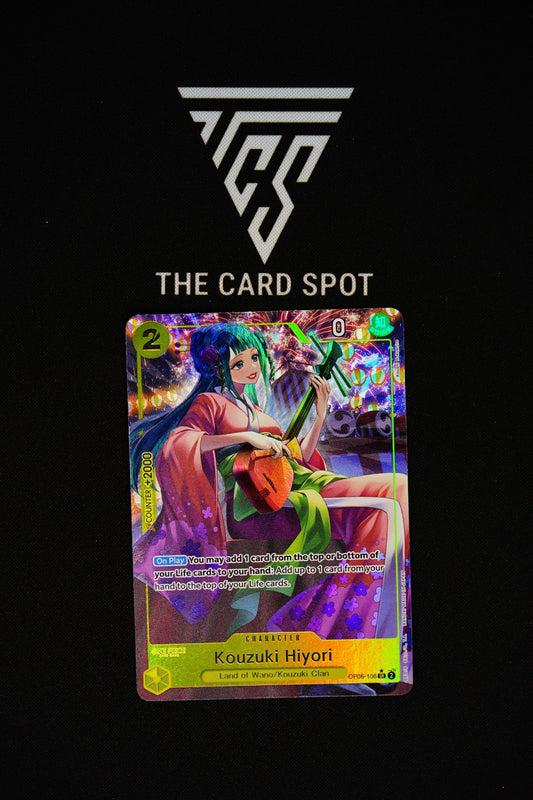 OP06 - 106 - Kozuki Hiyori SR ALT ART - One Piece TCG - THE CARD SPOT PTY LTD.