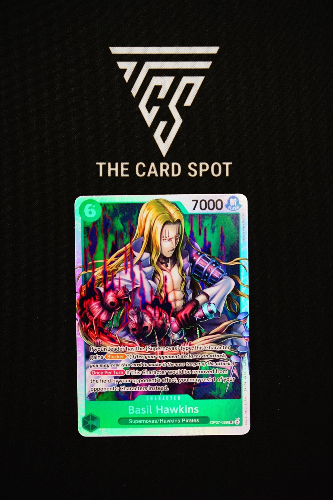OP07 - 0290 Basil Hawkins SR - One Piece TCG - THE CARD SPOT PTY LTD.