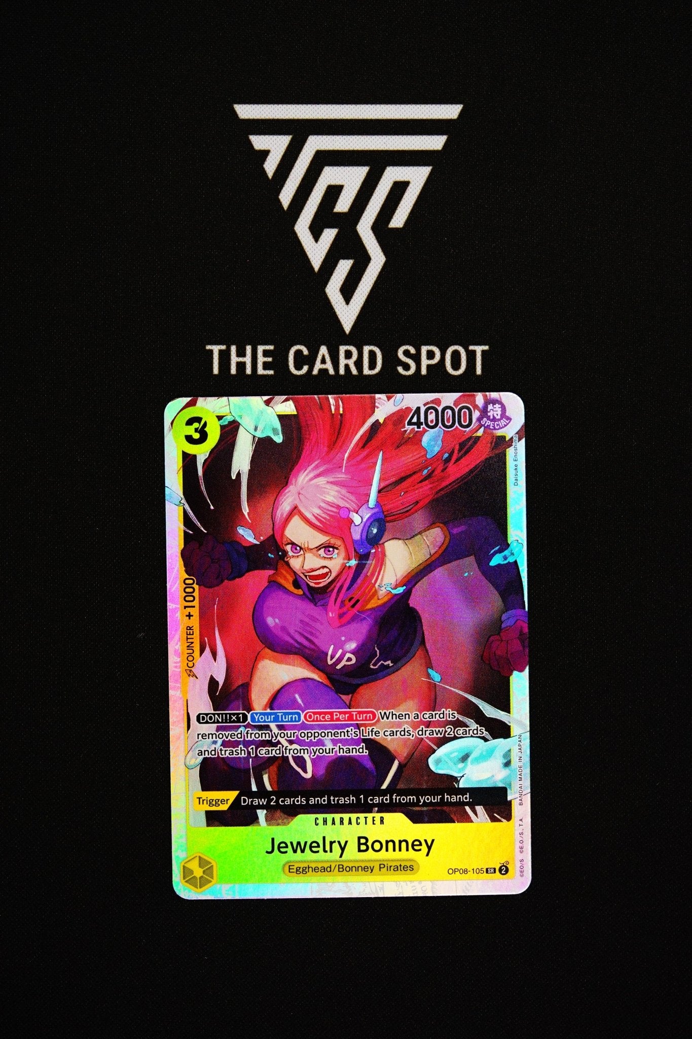 OP08 - 105 Jewelry Bonney SR - One Piece TCG - THE CARD SPOT PTY LTD.