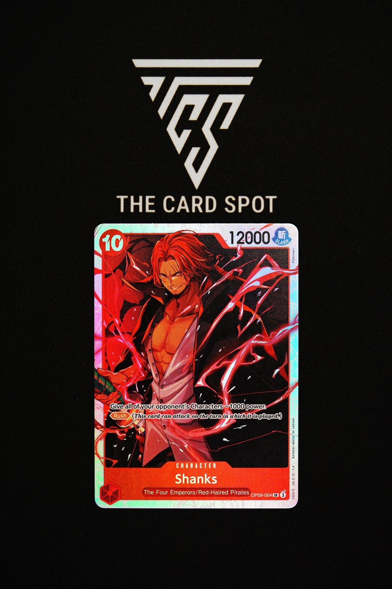 OP09 - 004 Shanks SR - One Piece TCG - THE CARD SPOT PTY LTD.