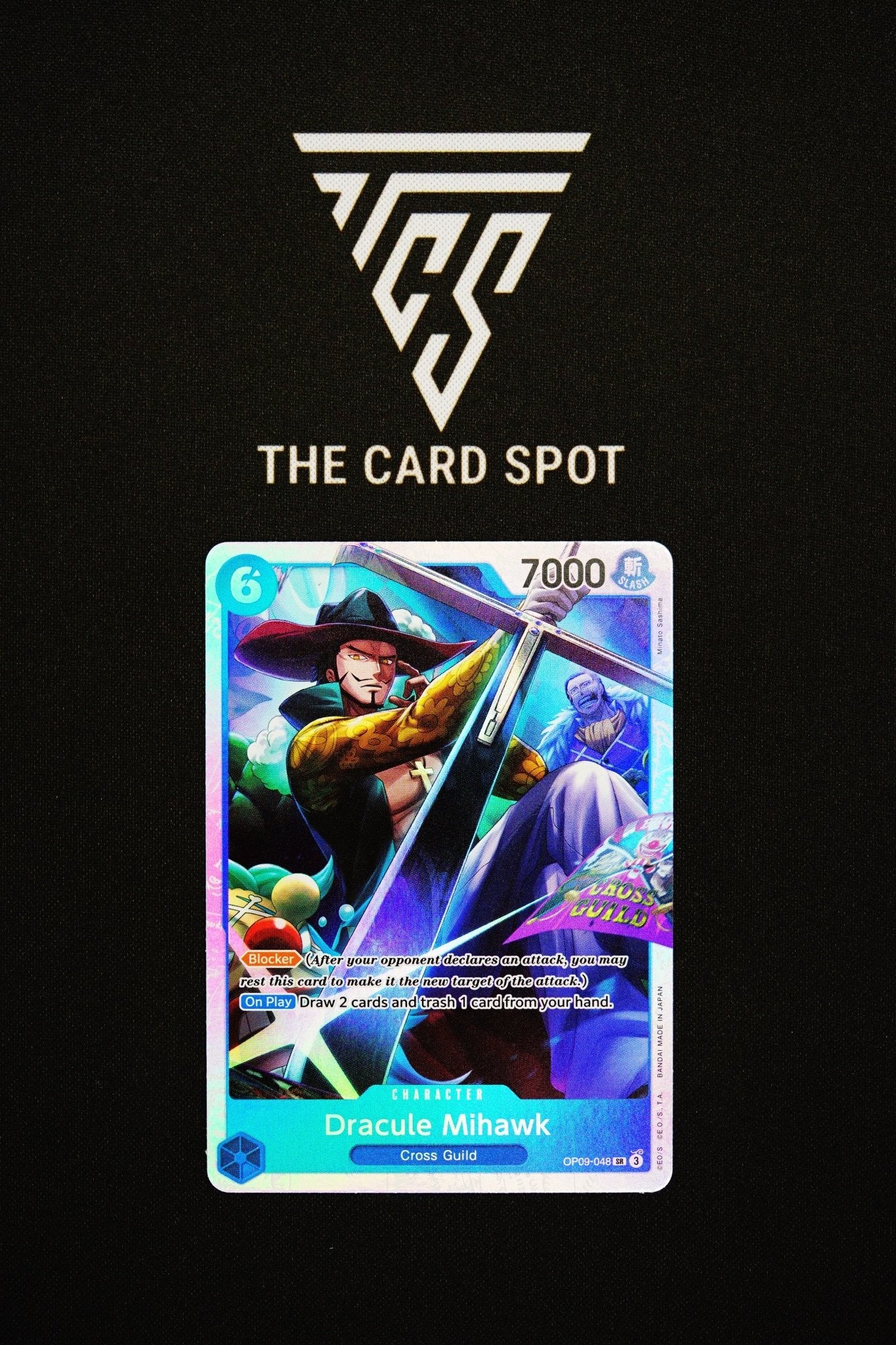 OP09 - 048 Dracule Mihawk SR - One Piece TCG - THE CARD SPOT PTY LTD.