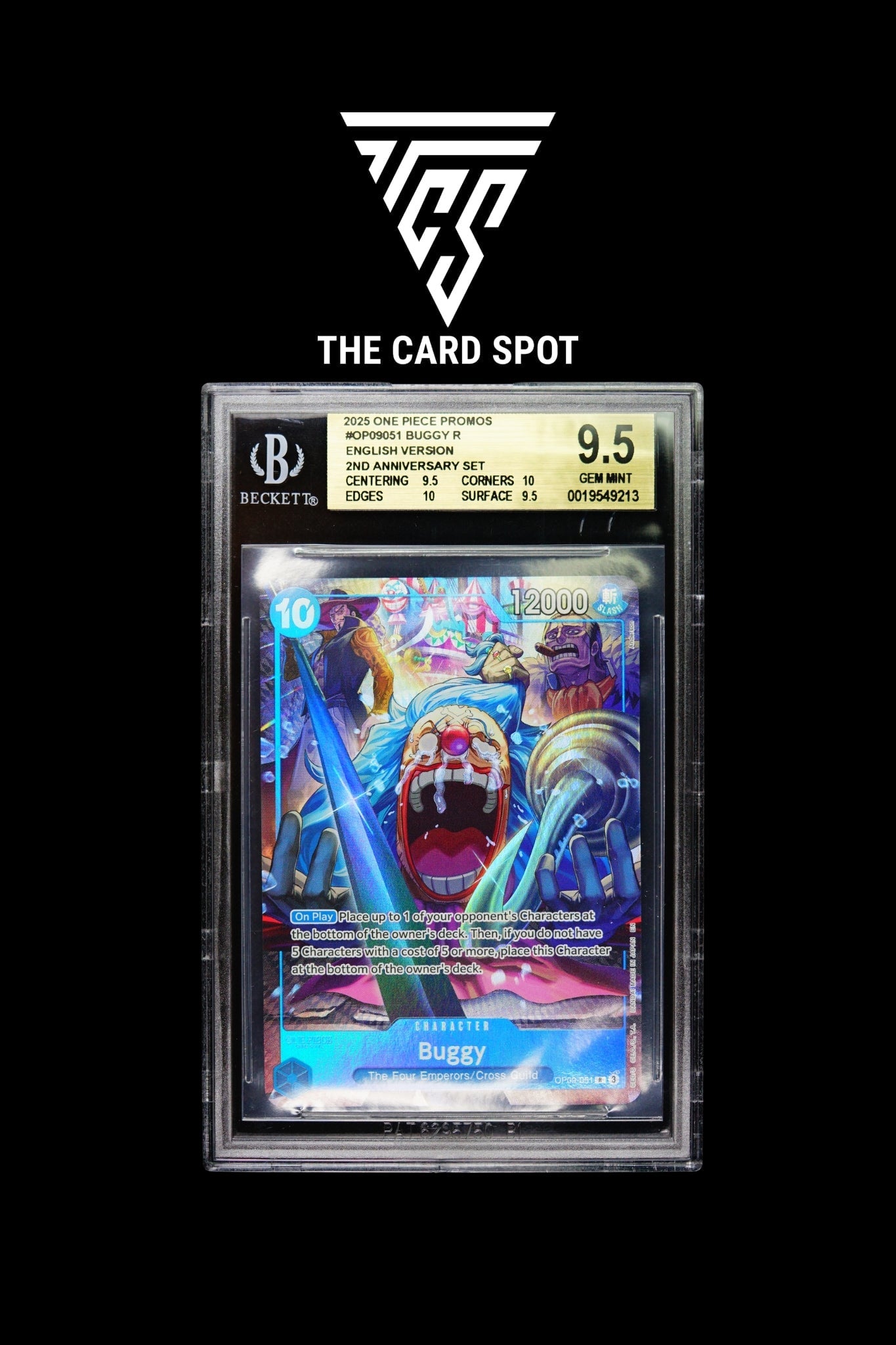 OP09 - 051 Buggy BGS 9.5 - One Piece TCG - THE CARD SPOT PTY LTD.