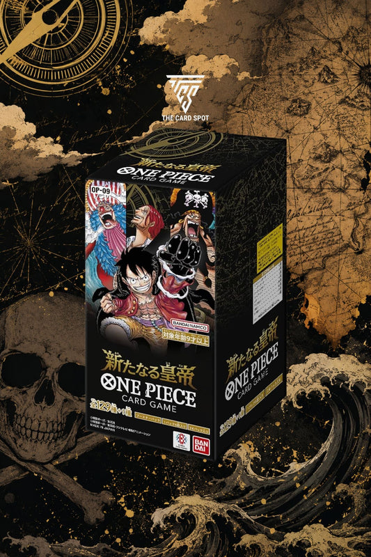 OP09 The New Emperor Booster Box - One Piece TCG - THE CARD SPOT PTY LTD.