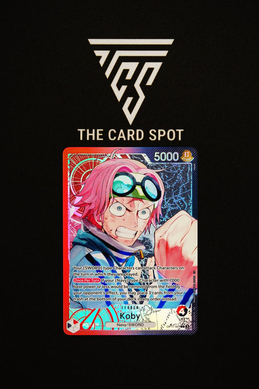 OP11 - 001 Koby (Leader Alt Art) - One Piece TCG - THE CARD SPOT PTY LTD.