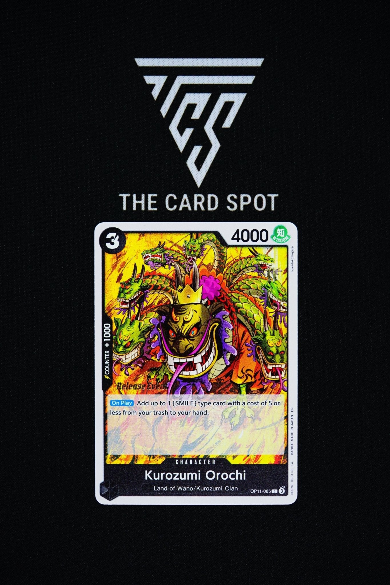 OP11 - 085 [Release Event] Kurozumi Orochi - One Piece TCG - THE CARD SPOT PTY LTD.