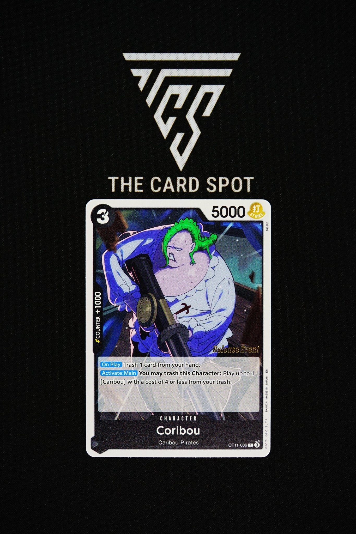 OP11 - 086 [Release Event] Coribou - One Piece TCG - THE CARD SPOT PTY LTD.