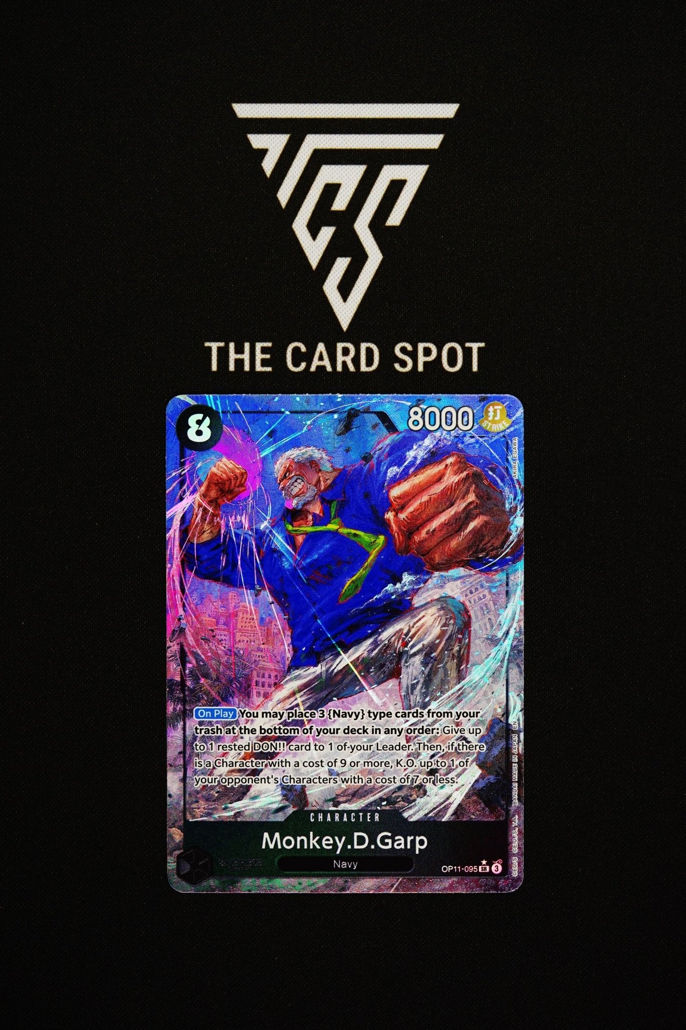 OP11 - 095 Monkey D Garp Alt Art - One Piece TCG - THE CARD SPOT PTY LTD.