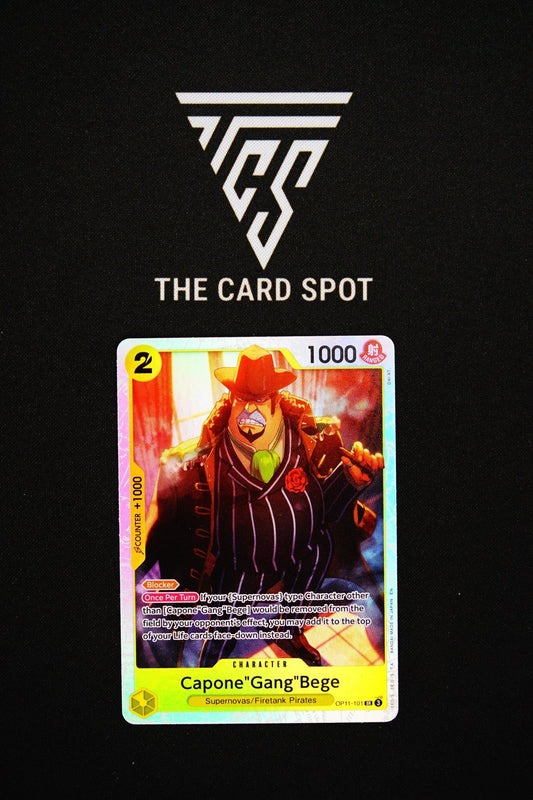 OP11 - 101 Capone "Gang" Bege SR - One Piece TCG - THE CARD SPOT PTY LTD.