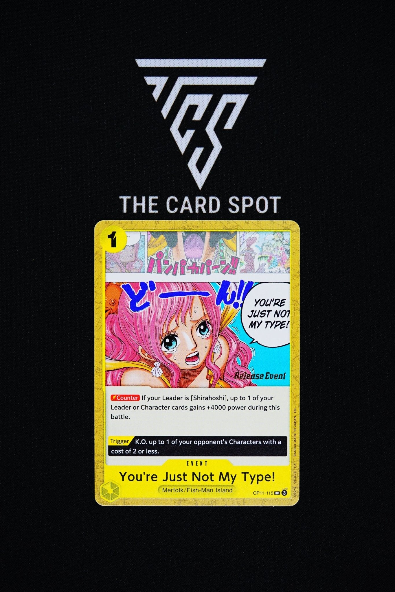 OP11 - 115 [Release Event] "You're Just Not My Type!" - One Piece TCG - THE CARD SPOT PTY LTD.