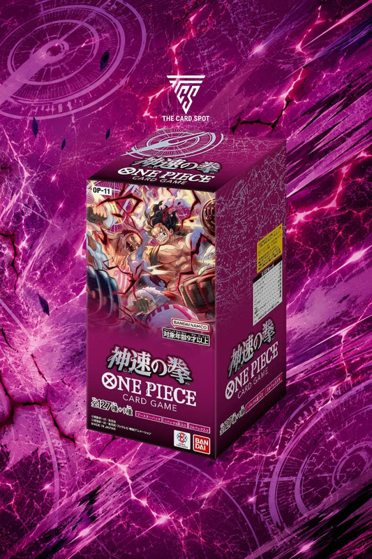 OP11 Fist of Divine Speed Booster Box - One Piece TCG - THE CARD SPOT PTY LTD.