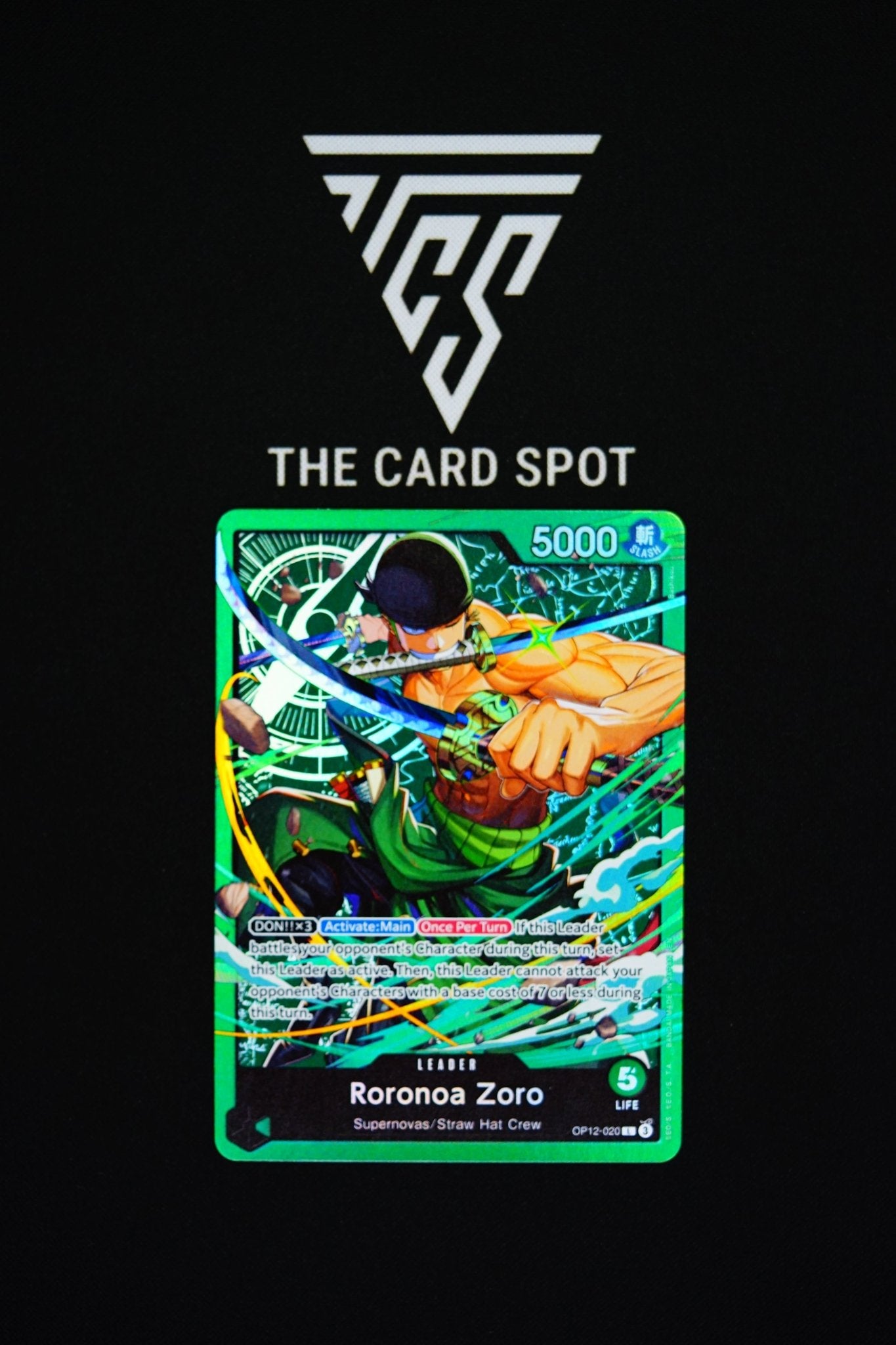 OP12-020 Roronoa Zoro - One Piece TCG - THE CARD SPOT PTY LTD.