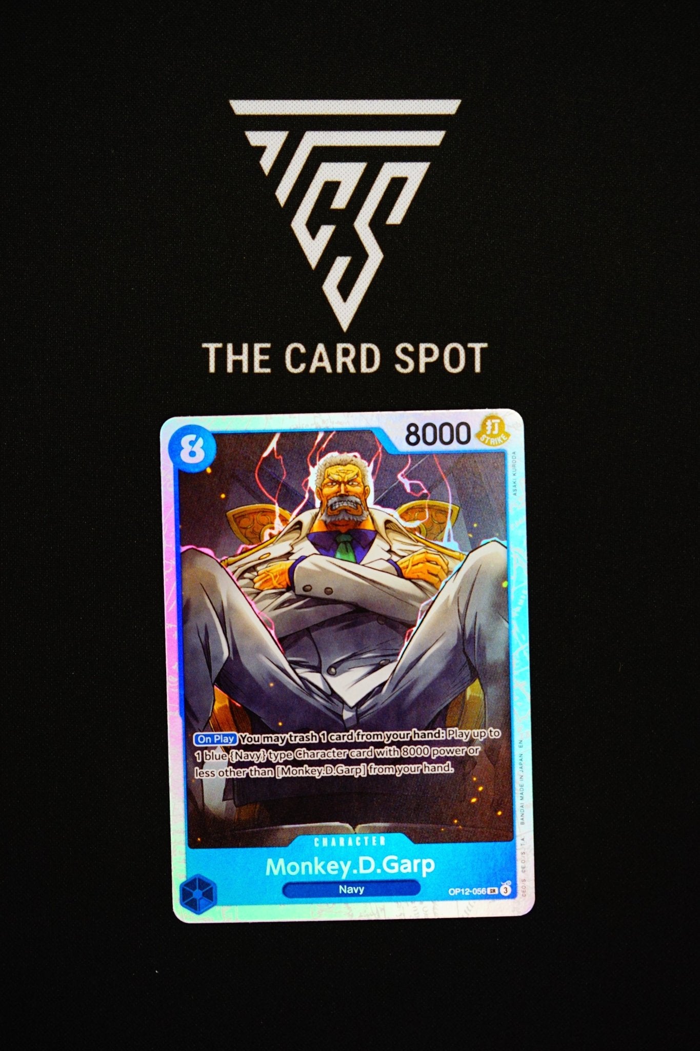 OP12 - 056 Monkey D Garp SR - One Piece TCG - THE CARD SPOT PTY LTD.