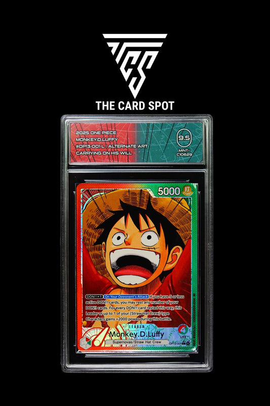OP13 - 001 Monkey.D.Luffy TCG 9.5 - One Piece TCG - THE CARD SPOT PTY LTD.
