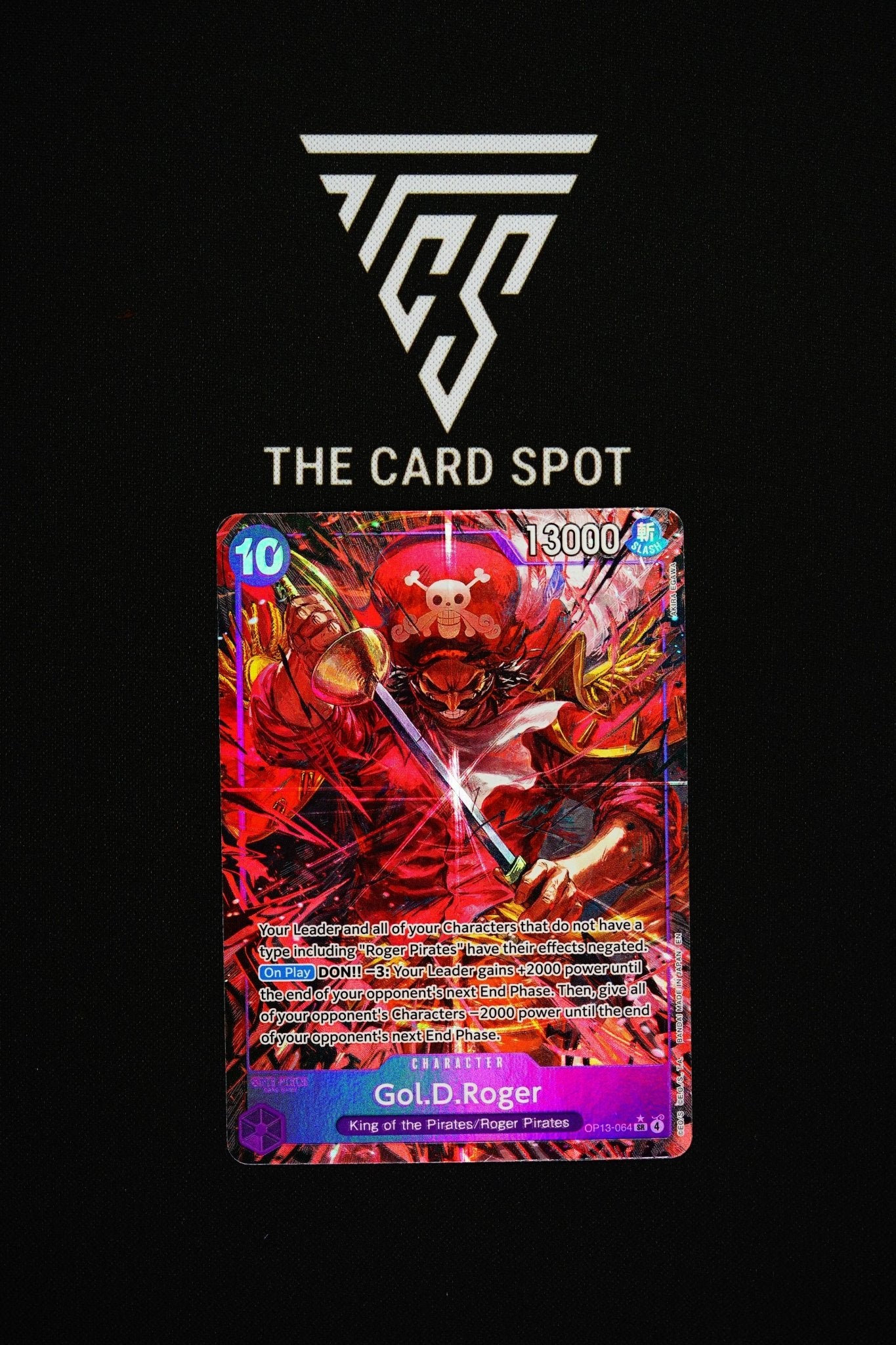 OP13 - 064 Gol.D Roger SR Alt Art - One Piece TCG - THE CARD SPOT PTY LTD.