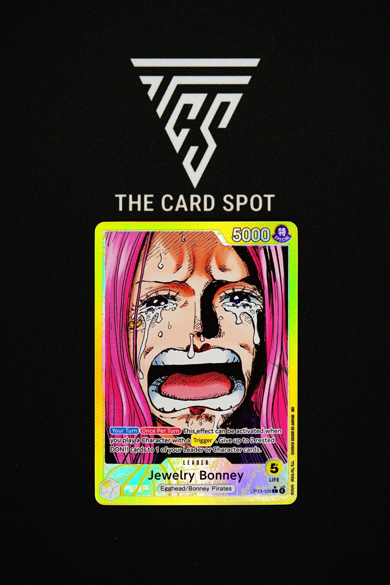 OP13-100 Jewelry Bonney Leader Alt Art - One Piece TCG – THE CARD SPOT ...