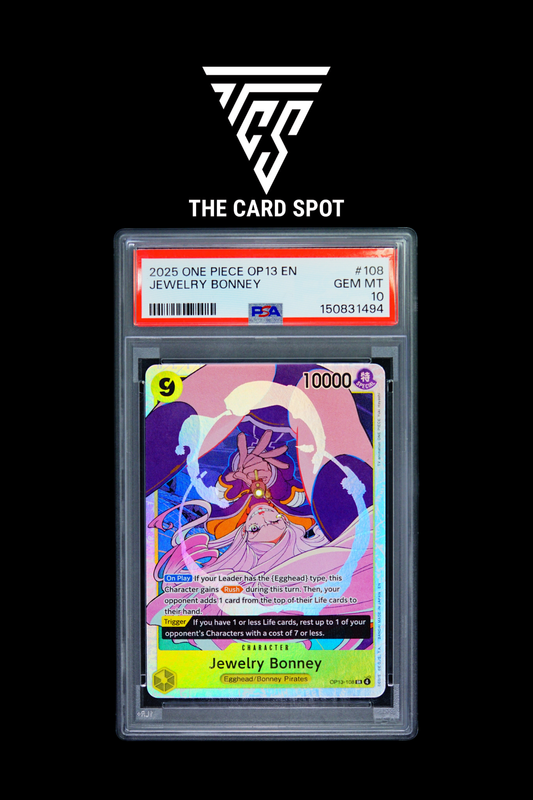 OP13-108 Jewelry Bonney PSA 10 - One Piece TCG - THE CARD SPOT PTY LTD.