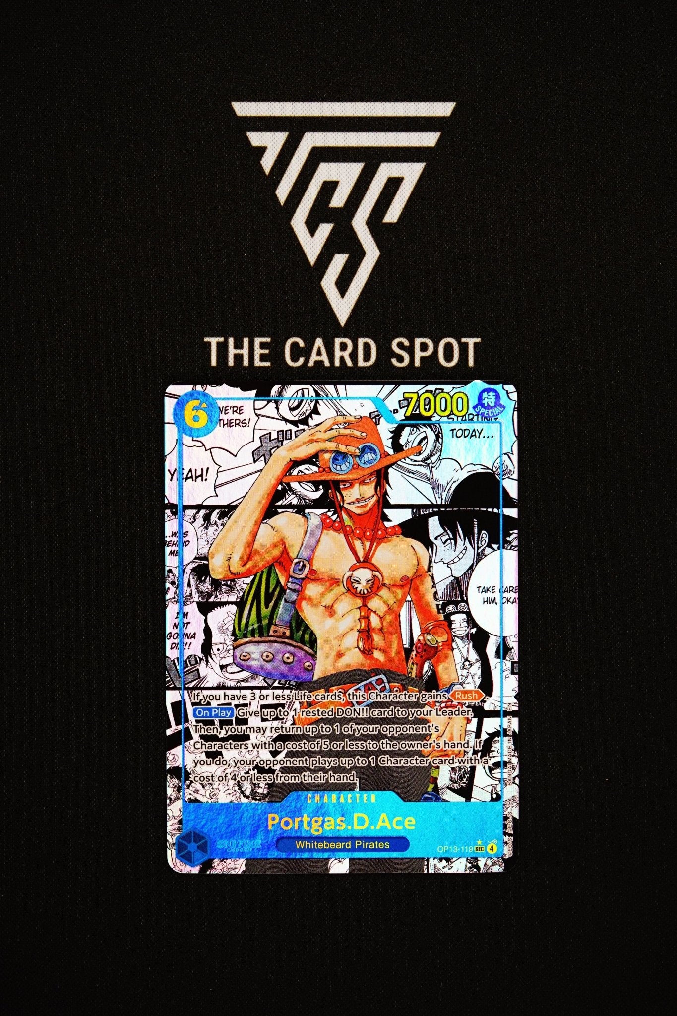 OP13 - 119 Portgas.D.Ace (Manga) - One Piece TCG - THE CARD SPOT PTY LTD.