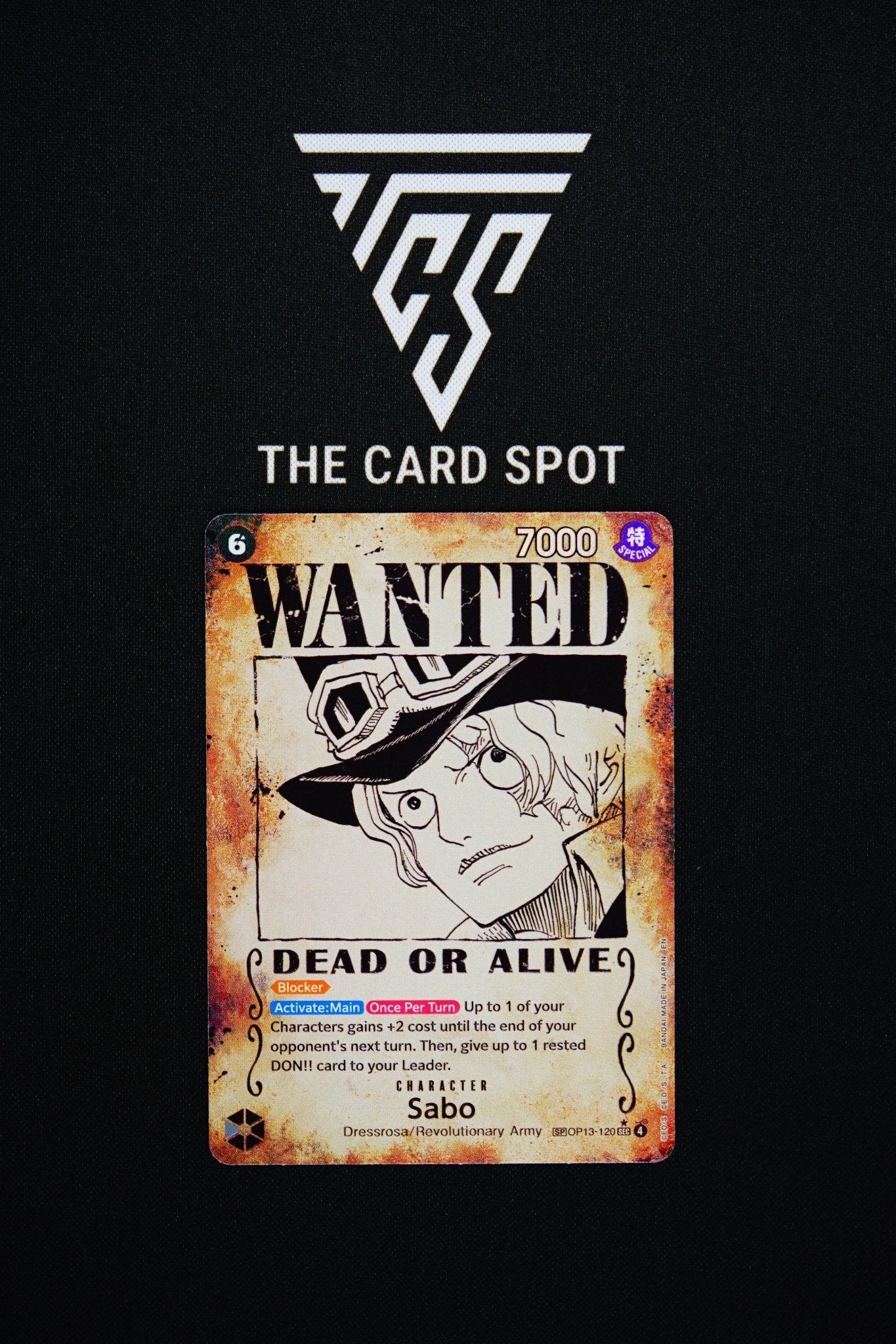 OP13 - 120 Sabo Wanted - One Piece TCG - THE CARD SPOT PTY LTD.