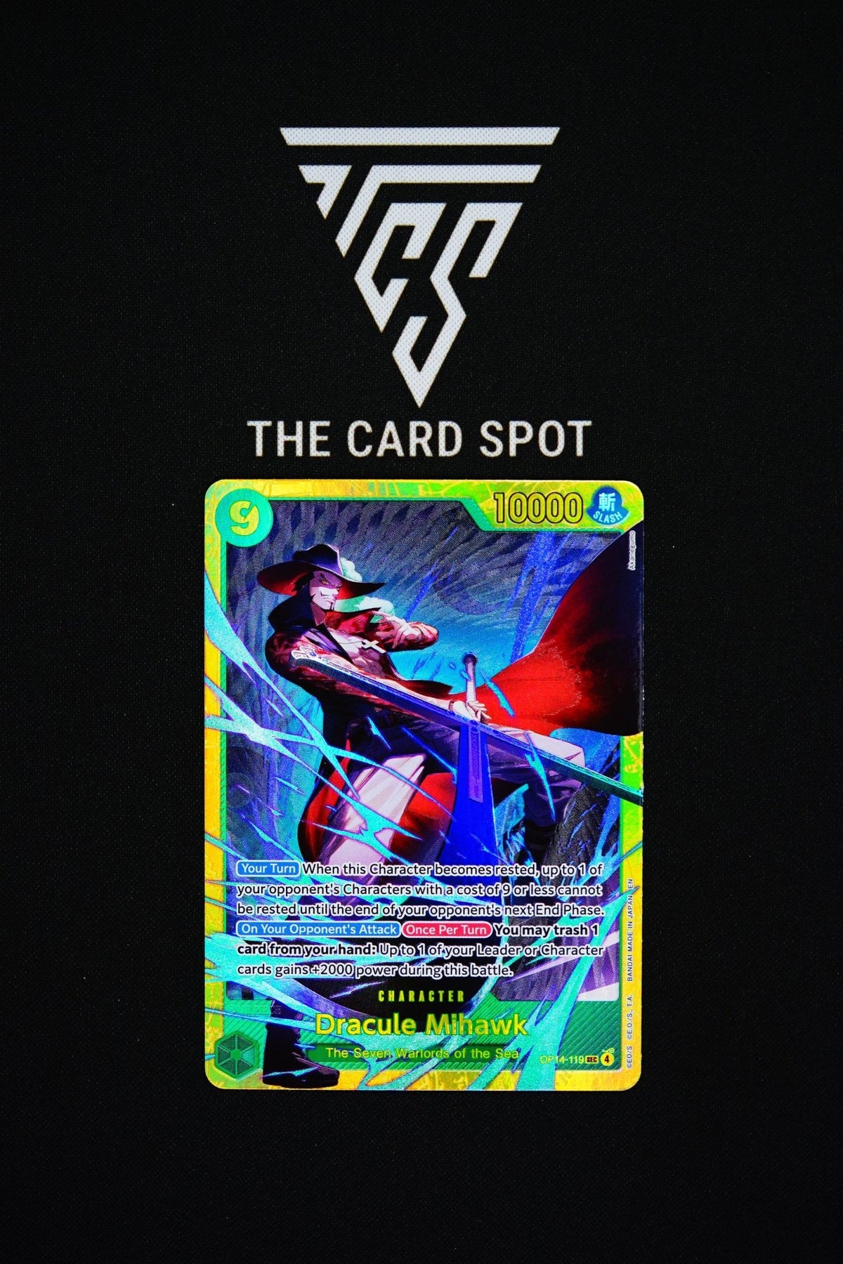 OP14-119 Dracule Mihawk - One Piece TCG - THE CARD SPOT PTY LTD.