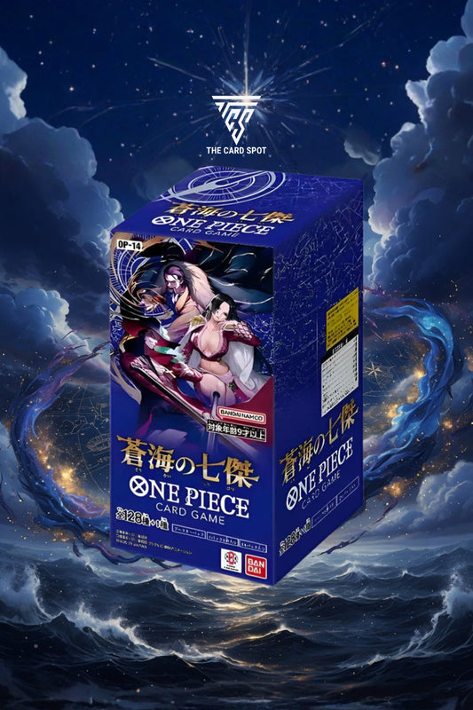 OP14 The Azure Sea's Seven Booster Box - One Piece TCG - THE CARD SPOT PTY LTD.