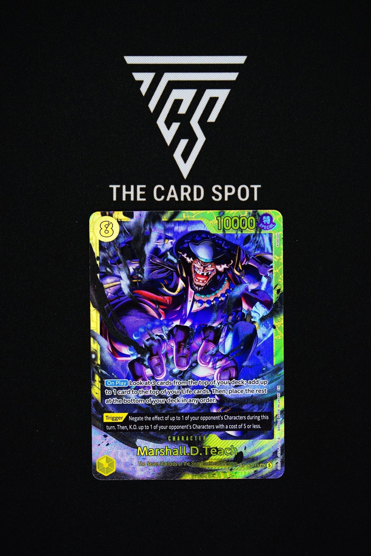 OP16-19 Marshall.D.Teach - One Piece TCG - THE CARD SPOT PTY LTD.