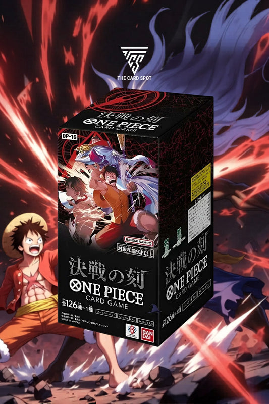 OP16 The Time of Battle Booster Box - One Piece TCG - THE CARD SPOT PTY LTD.