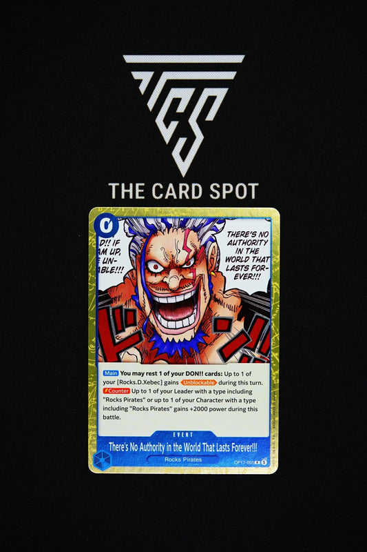 OP17-055 "There's No Authority in the World That Lasts Forever!!!" - One Piece TCG - THE CARD SPOT PTY LTD.