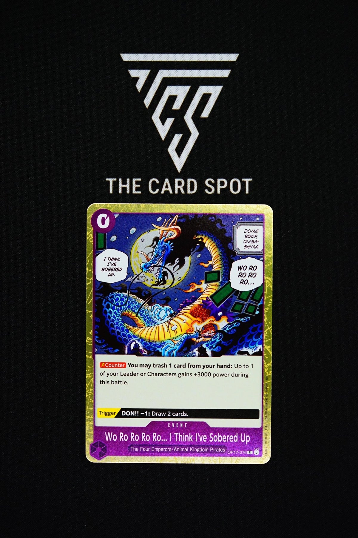 OP17-076 "Wo Ro Ro Ro Ro... I Think I've Sobered Up" - One Piece TCG - THE CARD SPOT PTY LTD.