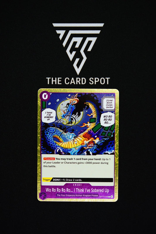 OP17-076 "Wo Ro Ro Ro Ro... I Think I've Sobered Up" - One Piece TCG - THE CARD SPOT PTY LTD.
